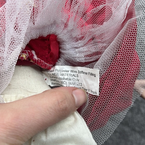 Disney Princess Belle Red Dress Gown Porcelain Doll Beauty The Beast Collectible - Picture 10 of 16